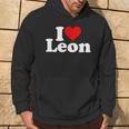I Love Heart Leon Hoodie Lifestyle