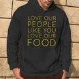 Love Our People Love Our Food Asian American Pride Aapi Hoodie Lifestyle