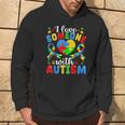 I Love Someone With Autism Awareness Heart Puzzle Pieces Hoodie Lifestyle