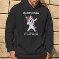 Lustiges Dabbing Einhorn Daddycorn Dab Unicorns Daddy Papa Geschenk Kapuzenpullover Lebensstil