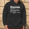 Magician Illusionist Magic Perfomer Magical Card Tricks Hoodie Lifestyle