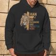 Man Of God Husband Daddy Protector Hero Lion Father's Day Hoodie Lifestyle