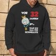 Man Vor 32 Jahren Schnellster Slogan Schwarz Hoodie zum 32. Geburtstag Lebensstil