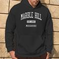 Marble Hill Missouri Mo Js04 Vintage Athletic Sports Hoodie Lifestyle