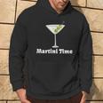 Martini Time Cocktail Party Drinking Hoodie Lifestyle