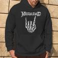 Megadad Retro 90S Hard Rock Band Heavy Metal Father's Day Hoodie Lifestyle