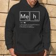 Meh Definition Non-Committal The Element Of Indifference Hoodie Lifestyle