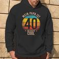 Mein Papa Ist 40 Und Richtig Cool 40Th Birthday Man Kapuzenpullover Lebensstil