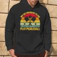 Meine Altersvorsorge Spielen Sie Pickleball Paddleball Player Lustig Kapuzenpullover Lebensstil