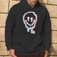 Melted Smiling Face Optical Illusion Music Lover Trippy Hoodie Lifestyle