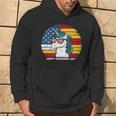 Memorial Day Fathers Vintage Usa Unicorn 4Th Of July Hoodie Lifestyle