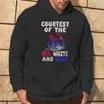 Men's Courtesy Red White And Blue Hoodie Lifestyle