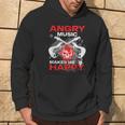 Metalhead Heavy Metal Angry Music Makes Me Happy Metal Fan Hoodie Lifestyle