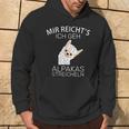 Mir Reichts Ich Gehe Jetzt Alpacas Strohlen Hoodie Lebensstil