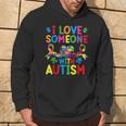 Month I Love Someone With Autistic Support Hoodie Lifestyle