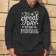 Mustangs School Sports Fan Team Spirit Great Day Hoodie Lifestyle