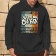 Name Sven Slogan And Gott Schuf Sven Hoodie Lebensstil