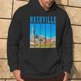 Nashville Skyline Tennessee Music City Vintage Pride Hoodie Lifestyle