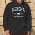 Nekoma North Dakota Nd Sportdesign Im Vintage-Stil Hoodie Lebensstil