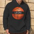 Neuheit Personalisierte Name Leon Sport Basketball Hoodie Lebensstil