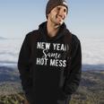 New Year Same Hot Mess Resolutions Workout Party Hoodie Lifestyle