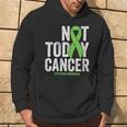 Non Hodgkins Lymphoma Not Today Lime Green Awareness Ribbon Hoodie Lifestyle