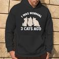 I Was Normal 3 Cats Ago Cat Kitten Kitty Hoodie Lifestyle