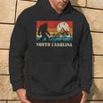 North Carolina Bigfoot Vintage Mountains Hiking Camping Hoodie Lifestyle