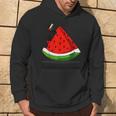This Is Not A Watermelon Palestine Flag Arabic & English Hoodie Lifestyle