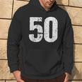 Number 50 Vintage 50Th Birthday Party 50 Years Old Hoodie Lifestyle