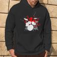 Octopus Playing Drums Drummer Musician-Octopus Lover Hoodie Lifestyle