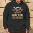 Opas Weil Enkelkinder Wahre Helden Brauchen Grandfather Slogan Hoodie Lebensstil