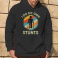 I Do My Own Stunts Ankle Surgery Leg Injury Recovery Hoodie Lifestyle