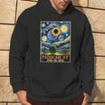 Paducah Kentucky Total Solar Eclipse 2024 Starry Night Hoodie Lifestyle