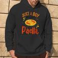 Paella Just A Boy Who Loves Paella Cocina Española Chicos Sudadera Estilo de vida