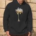 Palm Tree Silhouette Tropical California Beach I Live Life Hoodie Lifestyle