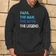 Papa Man Myth Legend Werdender Father Idea Father's Day Hoodie Lifestyle
