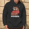 Papabear Bear Papa Und Baby Papa Father's Day Für Einen Papa Kapuzenpullover Lebensstil