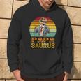 Papasaurus Papaatertag Bester Papa T-Rex Papaatertag Kapuzenpullover Lebensstil