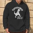 Papasaurus Rex Papa Dinosaurier Lustigesatertagsgeschenk Kapuzenpullover Lebensstil