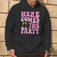Here Come The Party Bride Squad Bridal Party Bachelorette Hoodie Lifestyle