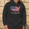 Path Of Totality America Usa Map Total Solar Eclipse 2024 Hoodie Lifestyle