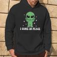 I Come In Peace Alien Couples Matching Valentine's Day Hoodie Lifestyle