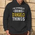 Personalized First Name I'm D'angelo Doing D'angelo Things Hoodie Lifestyle
