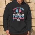 Pink Or Blue Great Auntie Loves You Gender Reveal Hoodie Lifestyle