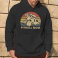Pitbull Mom With Cute Pitty Face Pitbull Mom Hoodie Lifestyle