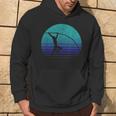 Pole Vault Distressed Vintage Look Pole Vaulting Hoodie Lifestyle