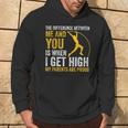 Pole Vault Jumper When I Get High My Parents Are Proud Hoodie Lifestyle