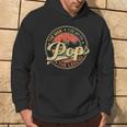 Pop The Man The Myth The Legend Distressed Fathers Day Hoodie Lifestyle