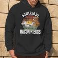 Powered By Bacon And Eggs Bacon Lover Hoodie Lifestyle